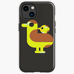 my kurzgesagt bird creative yelloww classic in black iPhone Tough Case RB0111