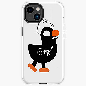 Kurzgesagt Albert Einstein Duck fan bird Black iPhone Tough Case RB0111