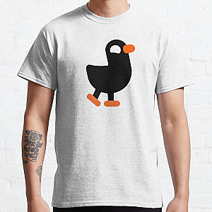 Kurzgesagt fan Duck bird Black Classic T-Shirt RB0111