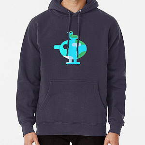 my kurzgesagt bird creative blue classic in black Pullover Hoodie RB0111