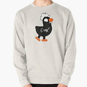 Kurzgesagt Albert Einstein Duck fan bird Black Pullover Sweatshirt RB0111