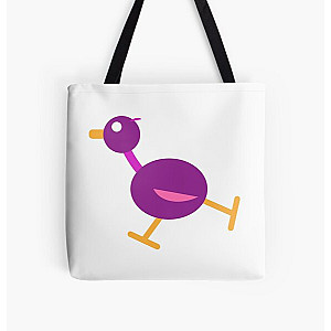 Kurzgesagt purple bird All Over Print Tote Bag RB0111