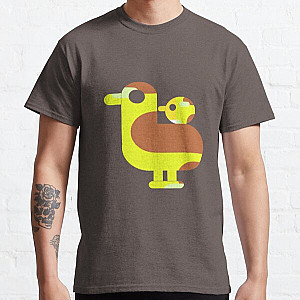 my kurzgesagt bird creative yelloww classic in black Classic T-Shirt RB0111